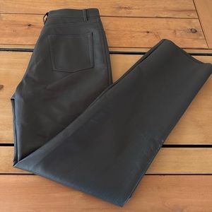 Aritzia Wilfred Leather Pants in Grey